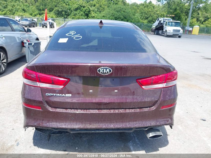 2020 Kia Optima Lx VIN: 5XXGT4L39LG424492 Lot: 39733910