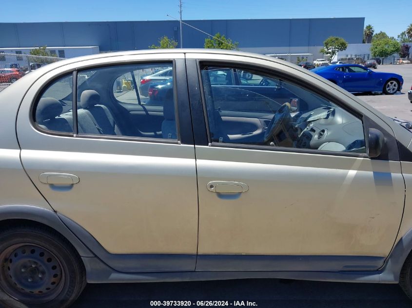 2000 Toyota Echo VIN: JTDBT1236Y0018396 Lot: 39733920