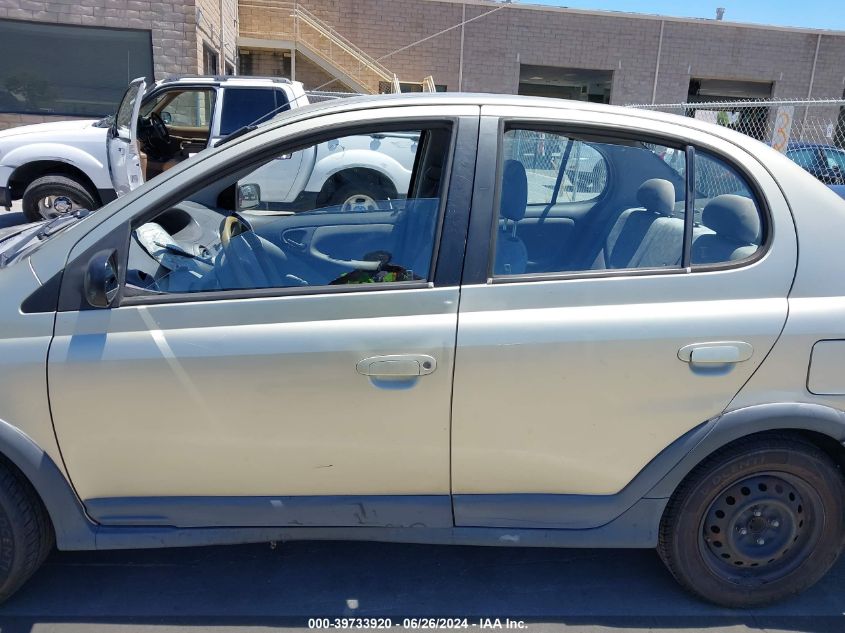 2000 Toyota Echo VIN: JTDBT1236Y0018396 Lot: 39733920