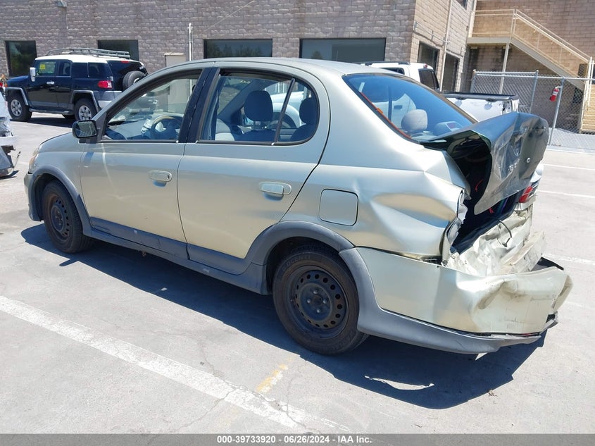 2000 Toyota Echo VIN: JTDBT1236Y0018396 Lot: 39733920