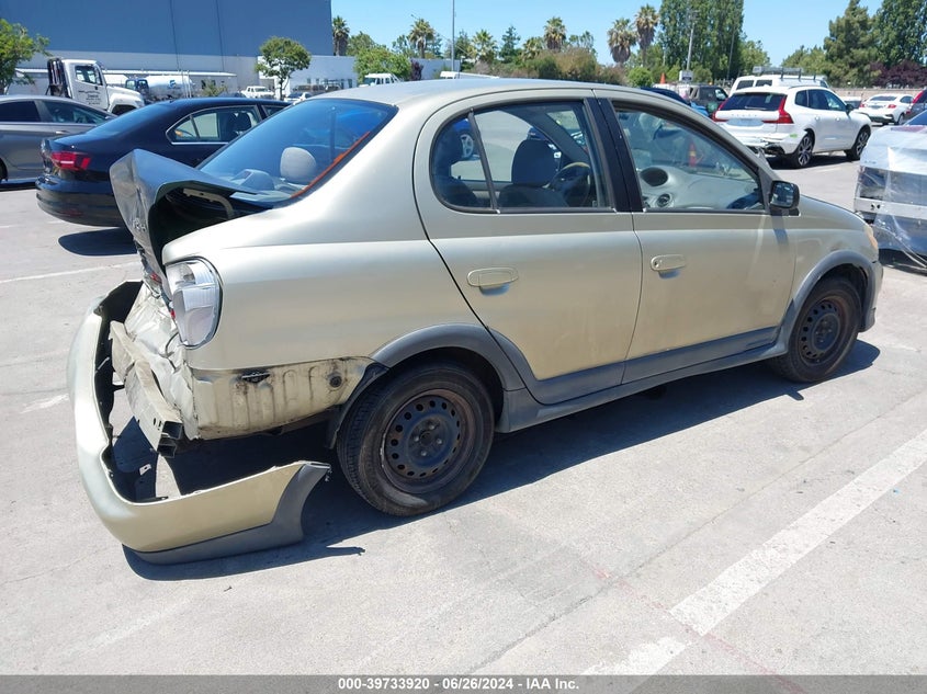 2000 Toyota Echo VIN: JTDBT1236Y0018396 Lot: 39733920