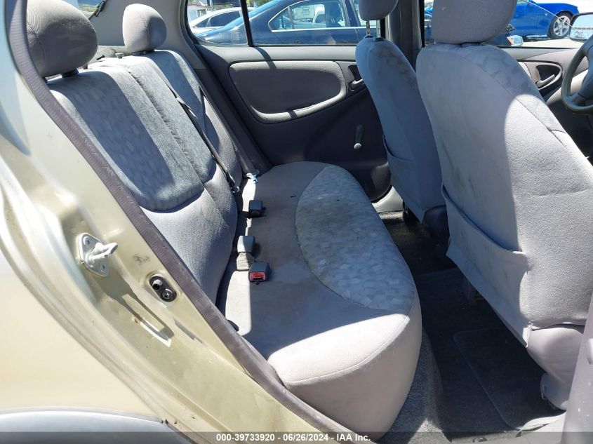 2000 Toyota Echo VIN: JTDBT1236Y0018396 Lot: 39733920