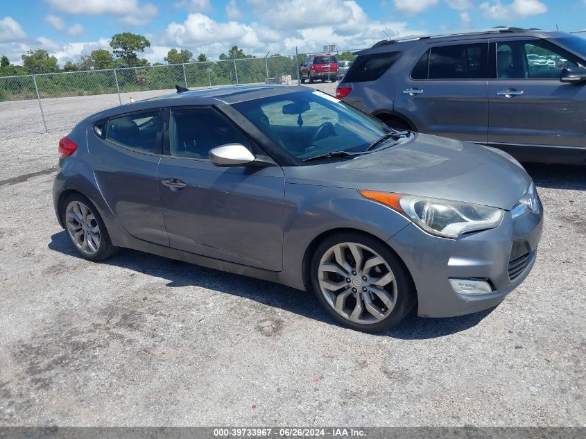 2012 Hyundai Veloster Base W/Black VIN: KMHTC6ADXCU028843 Lot: 39733967