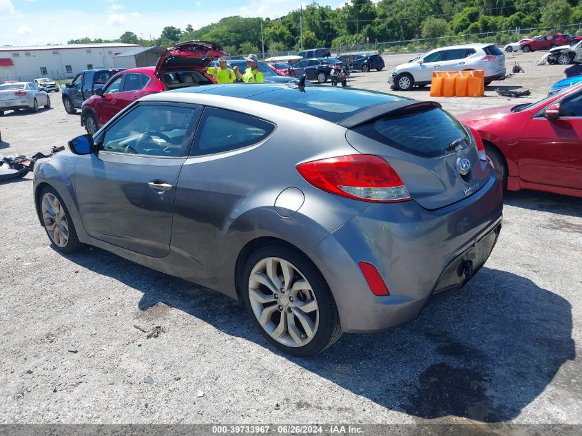 2012 Hyundai Veloster Base W/Black VIN: KMHTC6ADXCU028843 Lot: 39733967