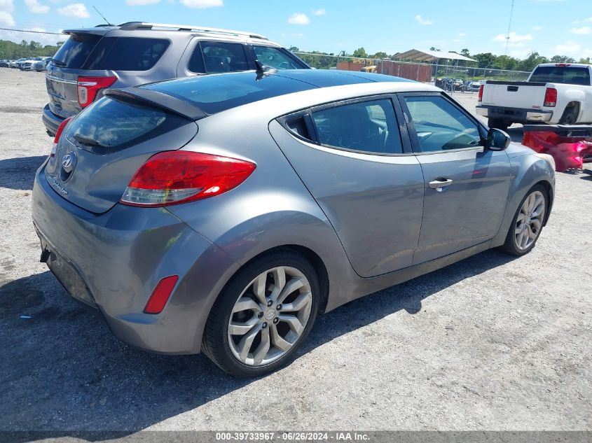 2012 Hyundai Veloster Base W/Black VIN: KMHTC6ADXCU028843 Lot: 39733967