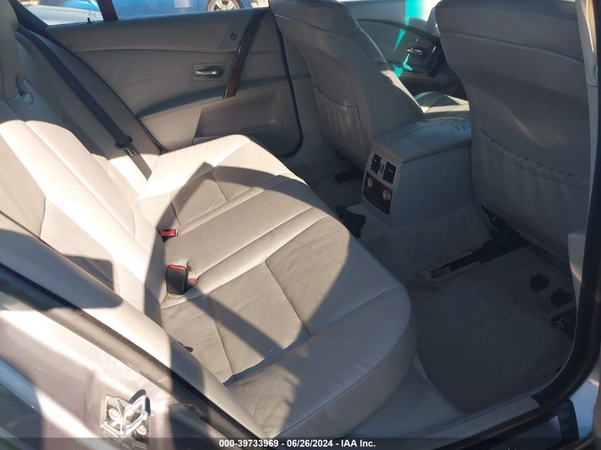 2007 BMW 530I I VIN: WBANE73587CM51528 Lot: 39733969