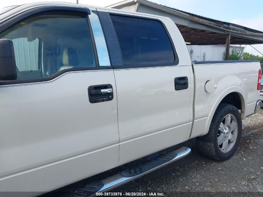 2007 Ford F-150 Lariat/Xlt VIN: 1FTPW12V17FB83458 Lot: 39733978