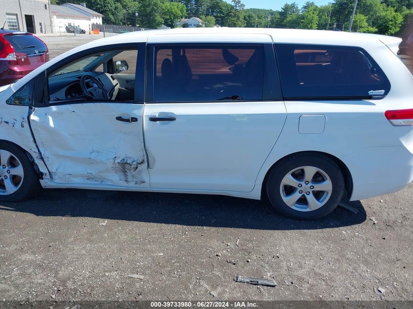 2014 Toyota Sienna L V6 7 Passenger VIN: 5TDZK3DC5ES490527 Lot: 39733980