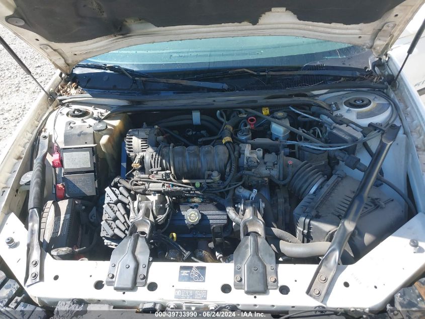 2002 Chevrolet Impala Ls VIN: 2G1WH55K029251919 Lot: 39733990