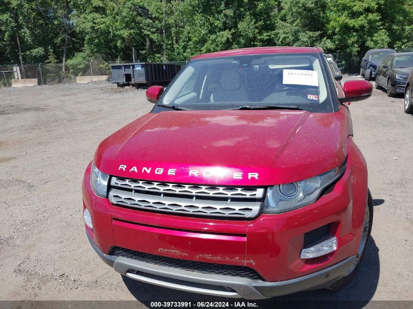 2012 Land Rover Range Rover Evoque Pure Plus VIN: SALVP2BG0CH638755 Lot: 39733991