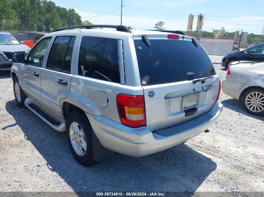 2002 Jeep Grand Cherokee Laredo VIN: 1J4GX48S52C301978 Lot: 39734010