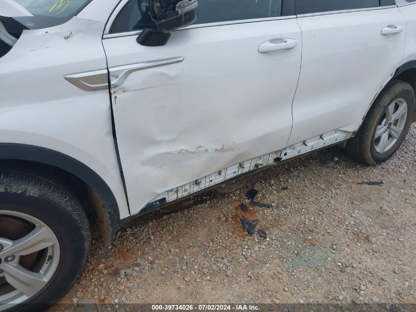 2022 Kia Sorento Lx VIN: 5XYRG4LC4NG138299 Lot: 39734026