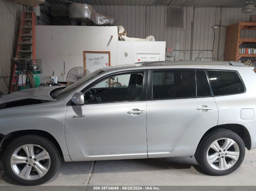2008 Toyota Highlander Sport VIN: JTEES43A982105739 Lot: 39734049