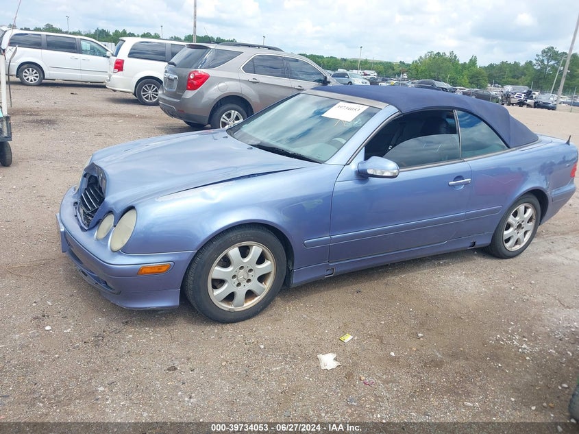 2003 Mercedes-Benz Clk 320 VIN: WDBLK65G93T133485 Lot: 39734053