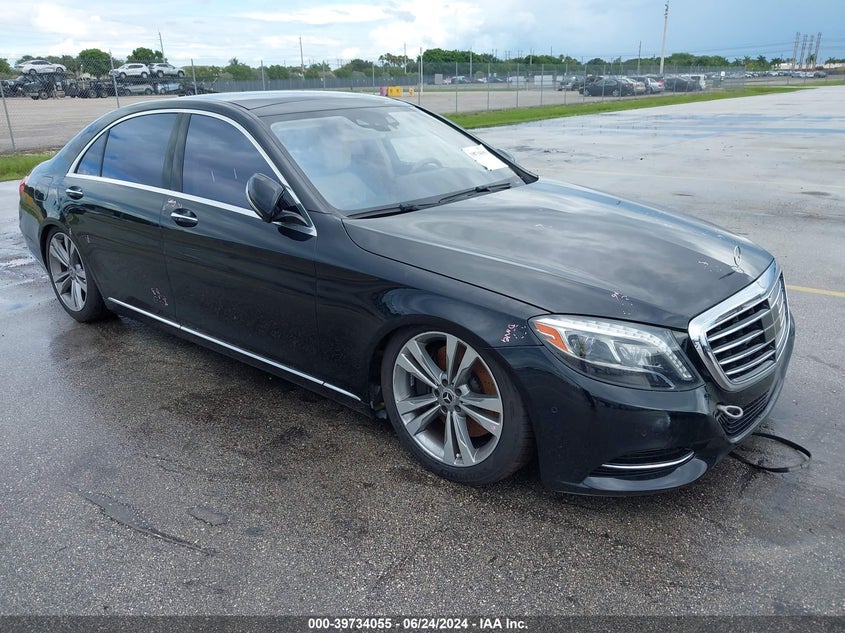2015 Mercedes-Benz S 550 VIN: WDDUG8CBXFA080554 Lot: 39734055