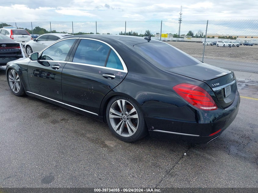 2015 Mercedes-Benz S 550 VIN: WDDUG8CBXFA080554 Lot: 39734055