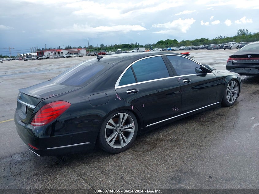 2015 Mercedes-Benz S 550 VIN: WDDUG8CBXFA080554 Lot: 39734055