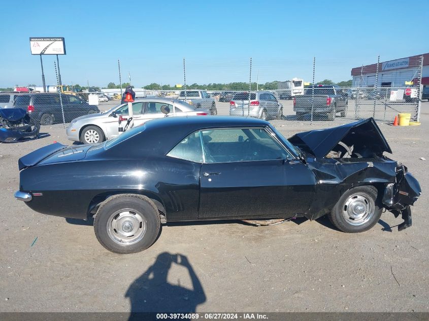 1969 Chevrolet Camaro VIN: 124379N690550 Lot: 39734059