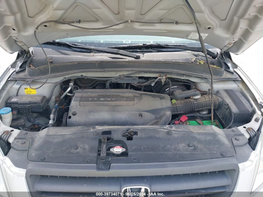 2004 Honda Pilot Ex-L VIN: 2HKYF18544H619393 Lot: 39734071