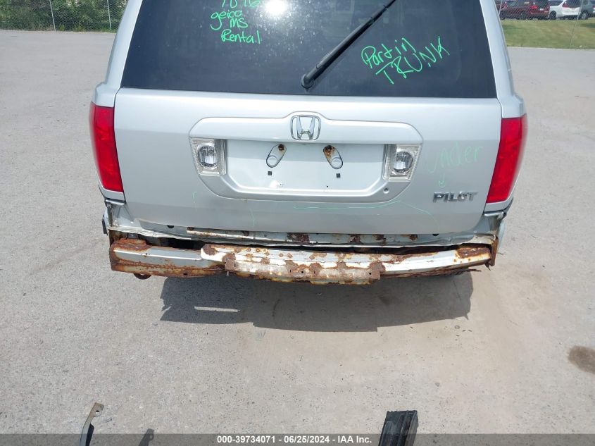 2004 Honda Pilot Ex-L VIN: 2HKYF18544H619393 Lot: 39734071