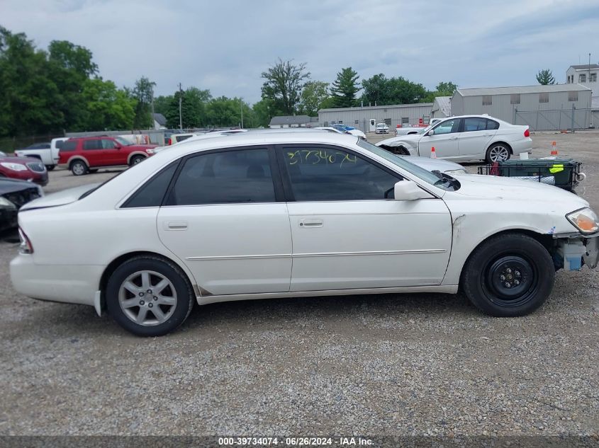 2001 Toyota Avalon Xls VIN: 4T1BF28B41U123850 Lot: 39734074