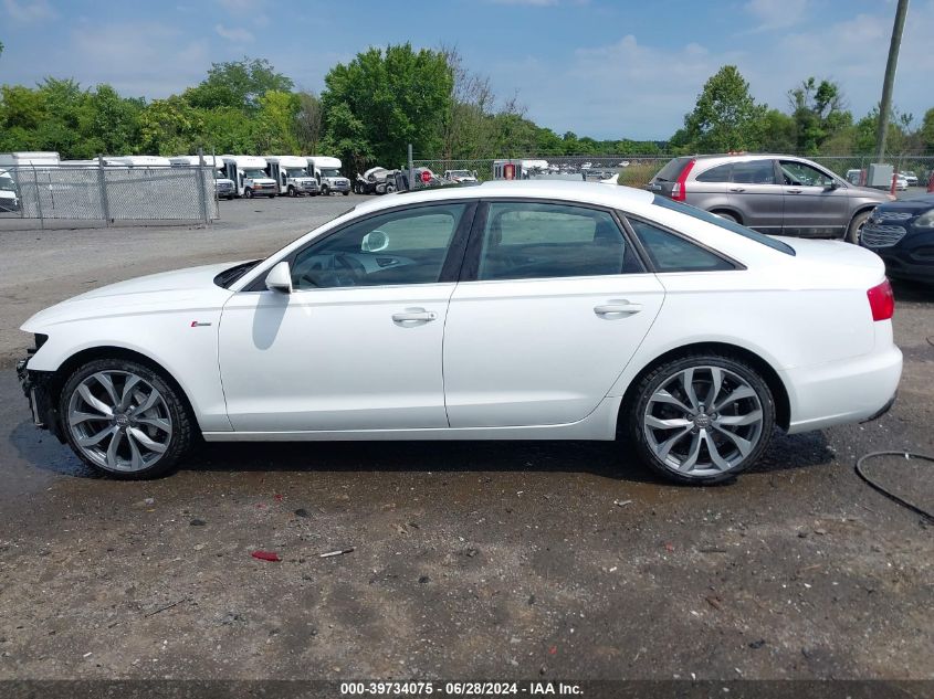 2013 Audi A6 3.0T Premium VIN: WAUGGAFC0DN021566 Lot: 39734075