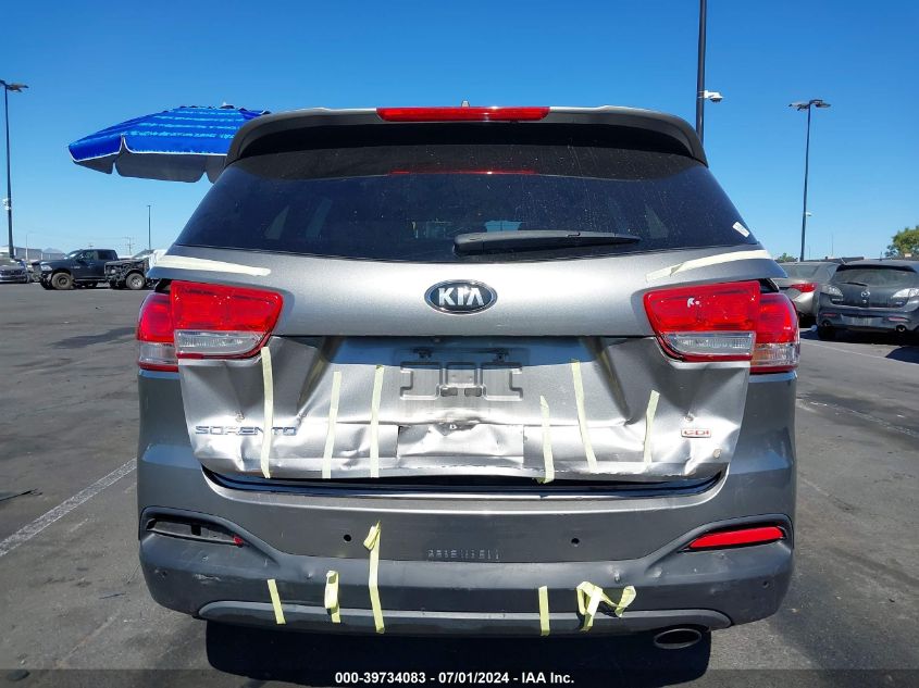 2016 KIA SORENTO 2.4L LX - 5XYPG4A32GG157804