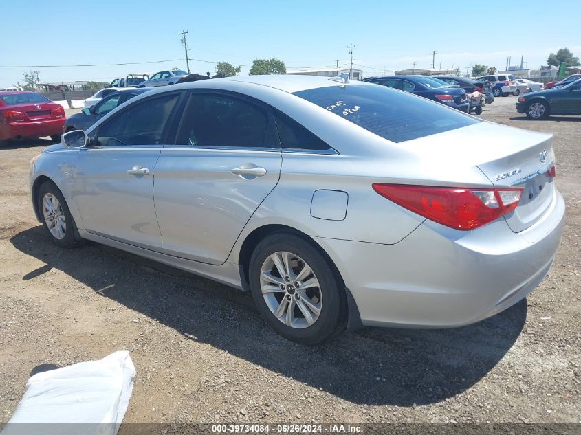 2013 Hyundai Sonata Gls VIN: 5NPEB4AC5DH693950 Lot: 39734084