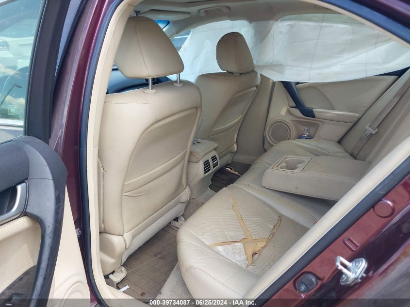 2012 Acura Tsx VIN: JH4CU2F48CC017637 Lot: 39734087