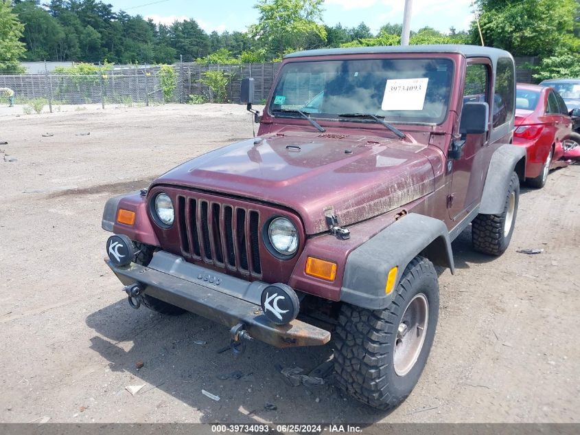 2002 Jeep Wrangler Sport VIN: 1J4FA49S02P753194 Lot: 39734093