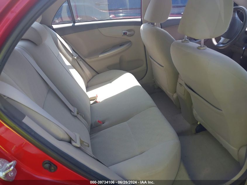 2010 Toyota Corolla Le VIN: 1NXBU4EE2AZ278171 Lot: 39734106