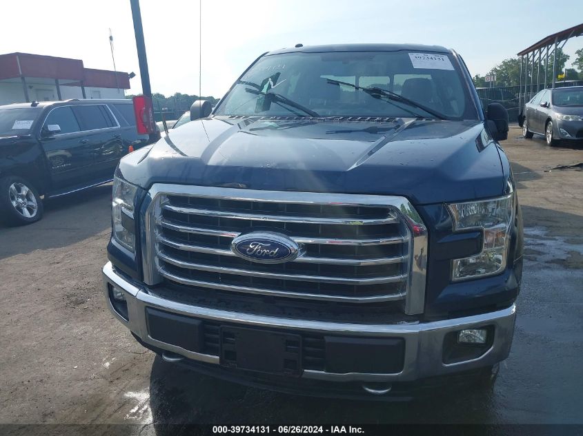 2016 Ford F150 Supercrew VIN: 1FTEW1EF6GFB95519 Lot: 39734131