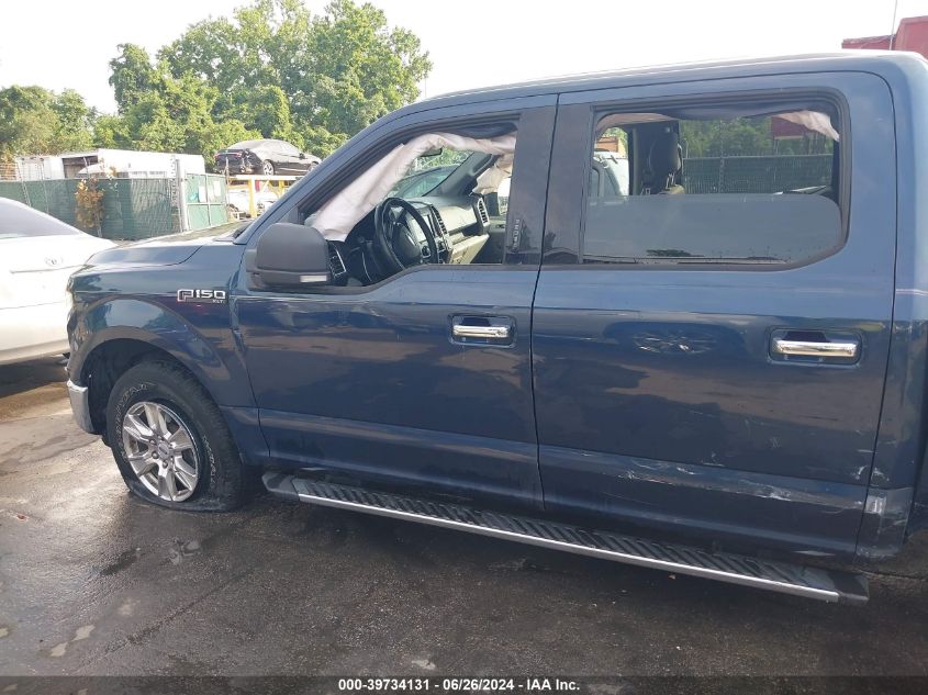 2016 Ford F150 Supercrew VIN: 1FTEW1EF6GFB95519 Lot: 39734131