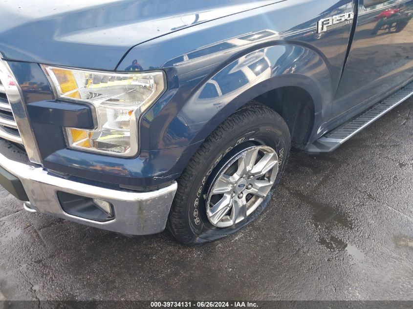 2016 Ford F150 Supercrew VIN: 1FTEW1EF6GFB95519 Lot: 39734131