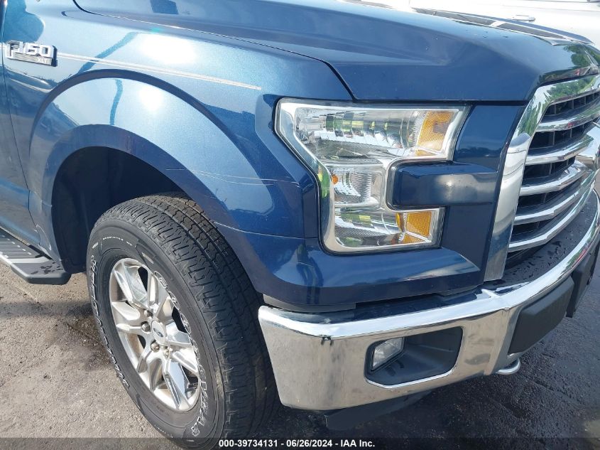 2016 Ford F150 Supercrew VIN: 1FTEW1EF6GFB95519 Lot: 39734131