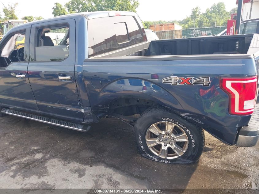 2016 Ford F150 Supercrew VIN: 1FTEW1EF6GFB95519 Lot: 39734131