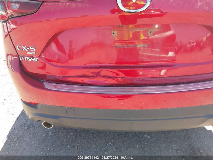 2022 Mazda Cx-5 Select VIN: JM3KFBBM2N0642835 Lot: 39734142