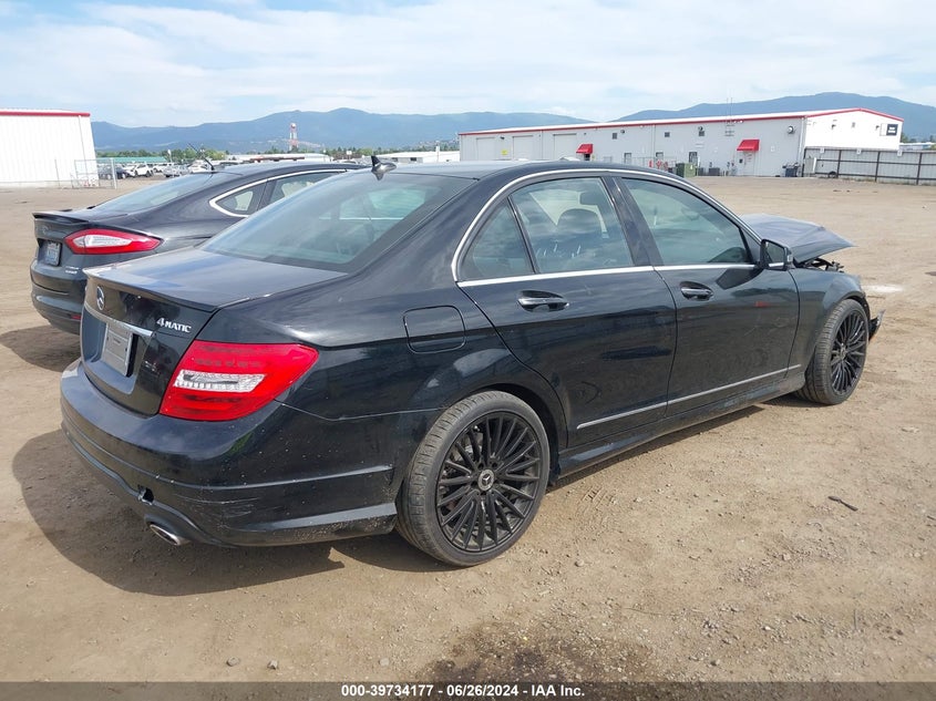 2014 MERCEDES-BENZ C 300 VIN: WDDGF8AB3EA916304