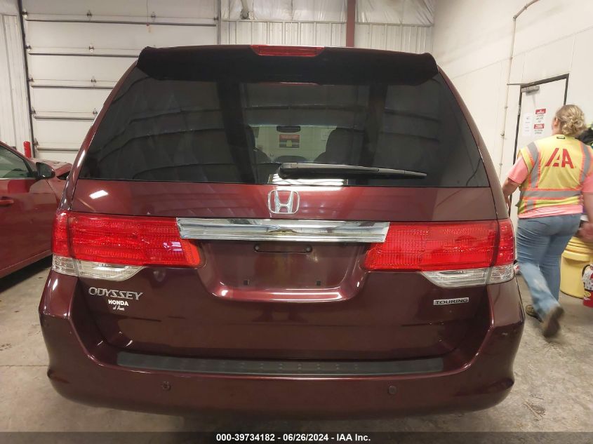 2010 Honda Odyssey Touring VIN: 5FNRL3H95AB078764 Lot: 39734182