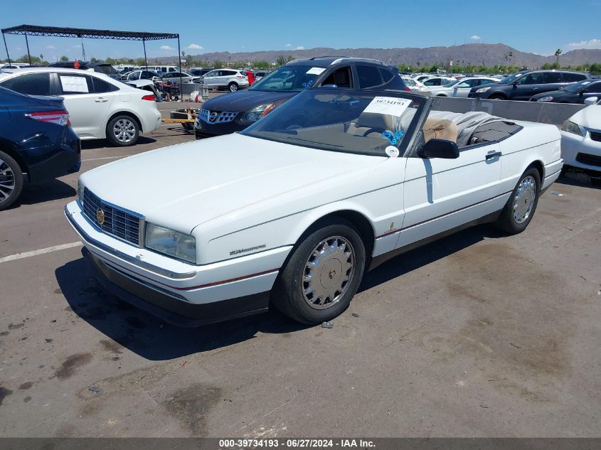 1993 Cadillac Allante VIN: 1G6VS3395PU126839 Lot: 39734193