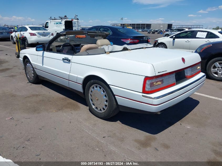 1993 Cadillac Allante VIN: 1G6VS3395PU126839 Lot: 39734193