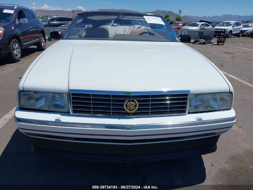 1993 Cadillac Allante VIN: 1G6VS3395PU126839 Lot: 39734193