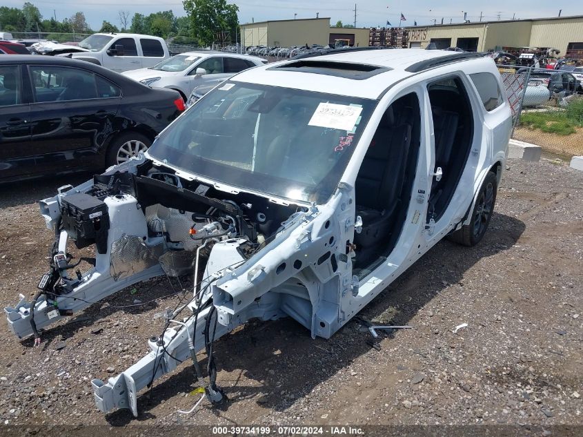 2024 Dodge Durango R/T Plus Awd VIN: 1C4SDJCT7RC143659 Lot: 39734199