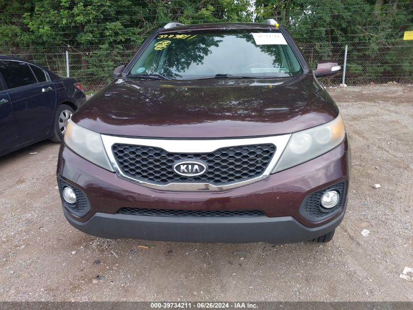 2012 Kia Sorento Lx VIN: 5XYKT3A66CG223341 Lot: 39734211