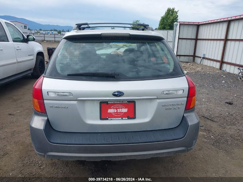 2006 Subaru Outback 2.5Xt Limited VIN: 4S4BP67C364342000 Lot: 39734218