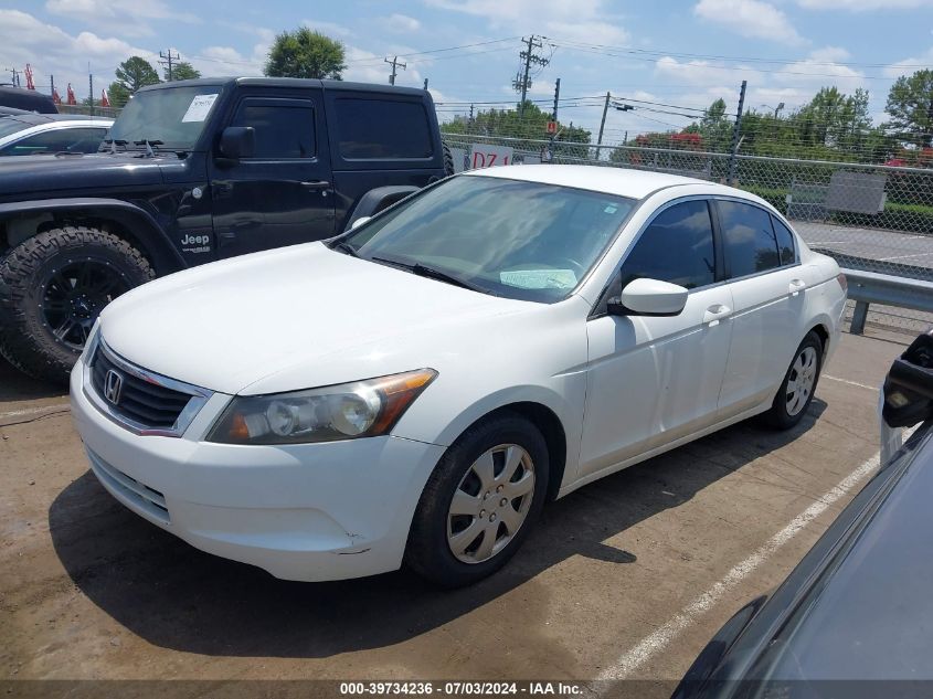 2008 Honda Accord Lx VIN: JHMCP26338C077931 Lot: 40663514