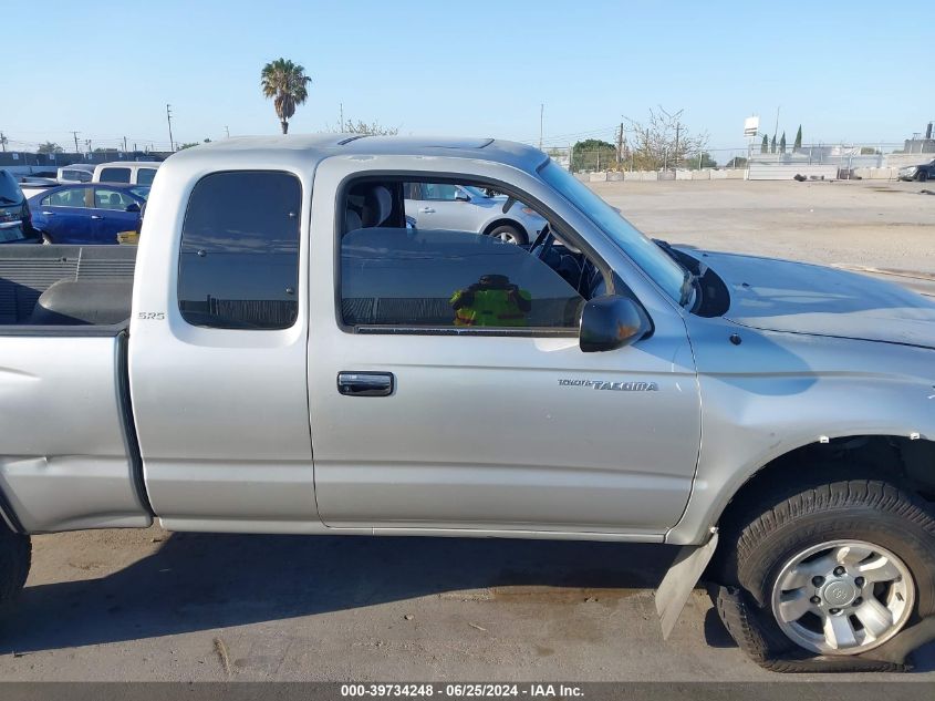 2000 Toyota Tacoma Xtracab Prerunner VIN: 5TESN92N8YZ709486 Lot: 39734248