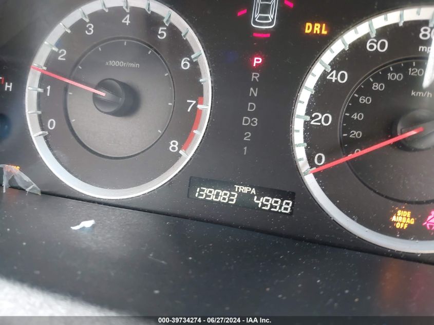 2009 Honda Accord 2.4 Lx VIN: 1HGCP26309A113364 Lot: 39734274