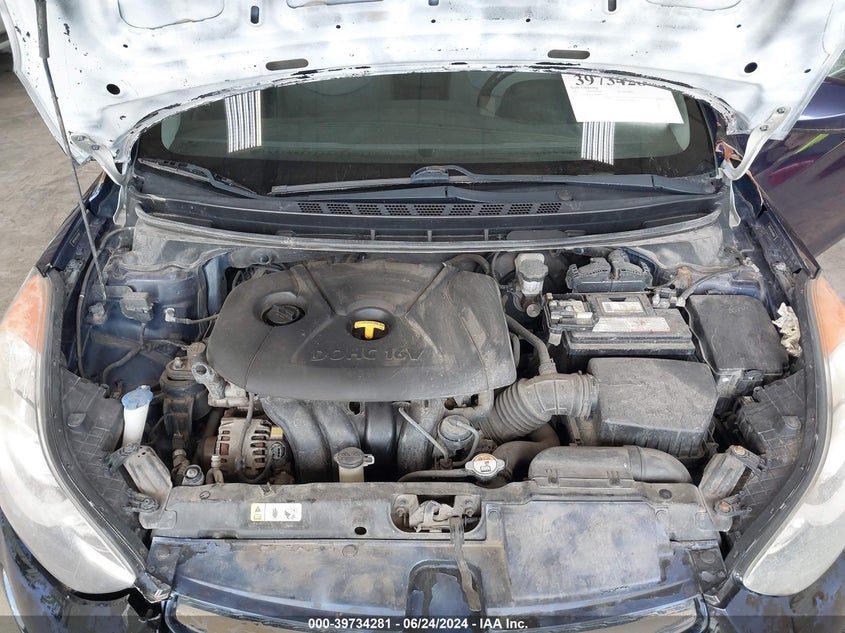 2012 Hyundai Elantra Gls VIN: 5NPDH4AEXCH140401 Lot: 39734281