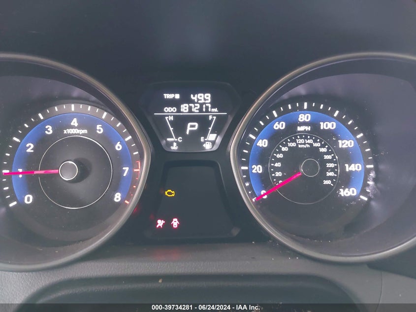 2012 Hyundai Elantra Gls VIN: 5NPDH4AEXCH140401 Lot: 39734281